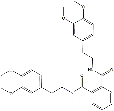 N~1~,N~2~-bis[2-(3,4-dimethoxyphenyl)ethyl]phthalamide Struktur