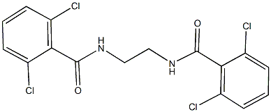 2,6-dichloro-N-{2-[(2,6-dichlorobenzoyl)amino]ethyl}benzamide Struktur