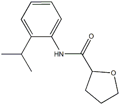 N-(2-isopropylphenyl)tetrahydro-2-furancarboxamide Struktur