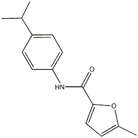 N-(4-isopropylphenyl)-5-methyl-2-furamide Struktur