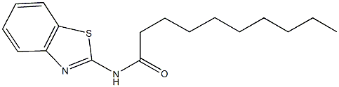 N-(1,3-benzothiazol-2-yl)decanamide Struktur