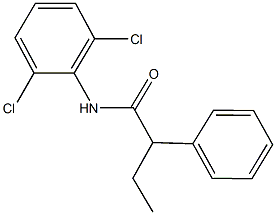 N-(2,6-dichlorophenyl)-2-phenylbutanamide Struktur