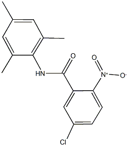 5-chloro-2-nitro-N-mesitylbenzamide Struktur