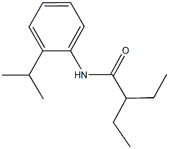 2-ethyl-N-(2-isopropylphenyl)butanamide Struktur