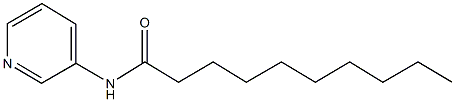 N-(3-pyridinyl)decanamide Struktur