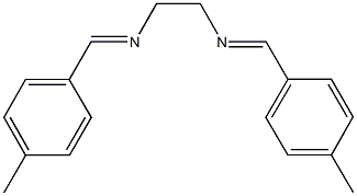 N-(4-methylbenzylidene)-N-{2-[(4-methylbenzylidene)amino]ethyl}amine Struktur