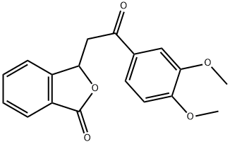 3-[2-(3,4-dimethoxyphenyl)-2-oxoethyl]-2-benzofuran-1(3H)-one Struktur