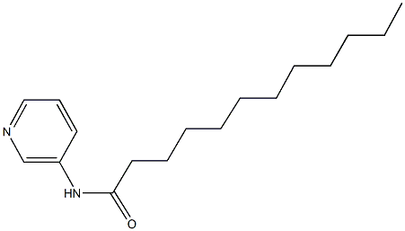 N-(3-pyridinyl)dodecanamide Struktur