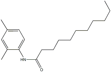 N-(2,4-dimethylphenyl)undecanamide Struktur