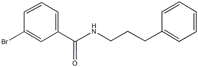 3-bromo-N-(3-phenylpropyl)benzamide Struktur