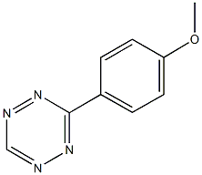 methyl 4-(1,2,4,5-tetraazin-3-yl)phenyl ether Struktur