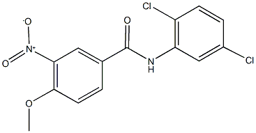 N-(2,5-dichlorophenyl)-3-nitro-4-methoxybenzamide Struktur