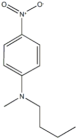 N-butyl-N-methyl-4-nitroaniline Struktur