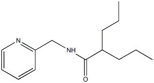 2-propyl-N-(2-pyridinylmethyl)pentanamide Struktur