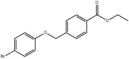 ethyl 4-[(4-bromophenoxy)methyl]benzoate Struktur