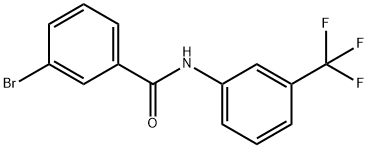 3-bromo-N-[3-(trifluoromethyl)phenyl]benzamide Struktur