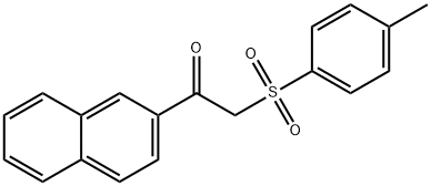 2-[(4-methylphenyl)sulfonyl]-1-(2-naphthyl)ethanone Struktur