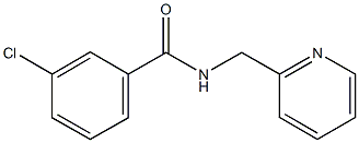 3-chloro-N-(2-pyridinylmethyl)benzamide Struktur