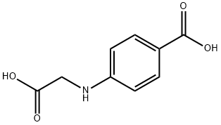 4-[(carboxymethyl)amino]benzoic acid Struktur