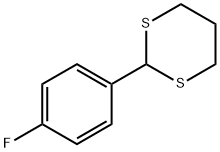 2-(4-fluorophenyl)-1,3-dithiane Struktur