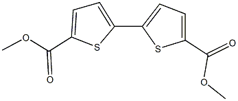 dimethyl 5,5'-bis[2-thiophenecarboxylate] Struktur