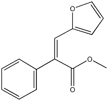 methyl 3-(2-furyl)-2-phenylacrylate Struktur