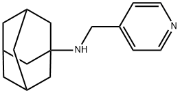 N-(1-adamantyl)-N-(4-pyridinylmethyl)amine Struktur