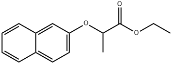 ethyl 2-(2-naphthyloxy)propanoate Struktur