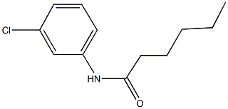 N-(3-chlorophenyl)hexanamide Struktur