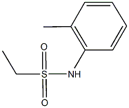 N-(2-methylphenyl)ethanesulfonamide Struktur