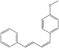 methyl 4-(4-phenyl-1,3-butadienyl)phenyl ether Struktur