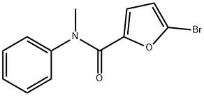 5-bromo-N-methyl-N-phenyl-2-furamide Struktur