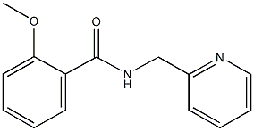 2-methoxy-N-(2-pyridinylmethyl)benzamide Struktur