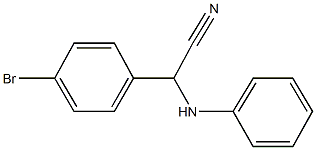 anilino(4-bromophenyl)acetonitrile Struktur