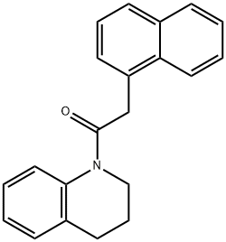 1-(1-naphthylacetyl)-1,2,3,4-tetrahydroquinoline Struktur