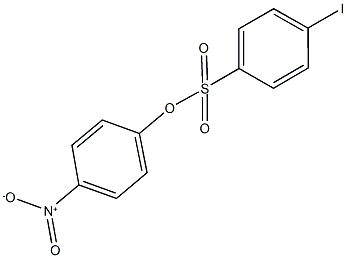 4-nitrophenyl 4-iodobenzenesulfonate Struktur