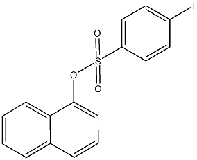 1-naphthyl 4-iodobenzenesulfonate Struktur