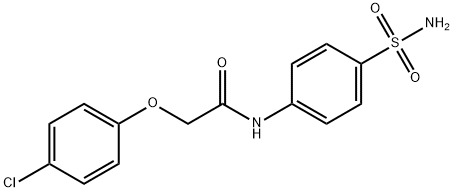 N-[4-(aminosulfonyl)phenyl]-2-(4-chlorophenoxy)acetamide Struktur