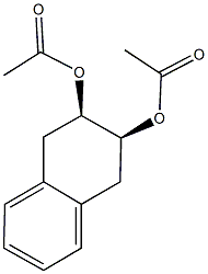 3-(acetyloxy)-1,2,3,4-tetrahydro-2-naphthalenyl acetate Struktur