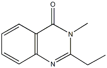 2-ethyl-3-methyl-4(3H)-quinazolinone Struktur