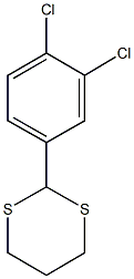 2-(3,4-dichlorophenyl)-1,3-dithiane Struktur