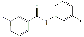 N-(3-chlorophenyl)-3-fluorobenzamide Struktur