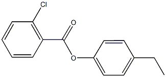 4-ethylphenyl 2-chlorobenzoate Struktur