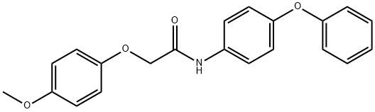 2-(4-methoxyphenoxy)-N-(4-phenoxyphenyl)acetamide Struktur