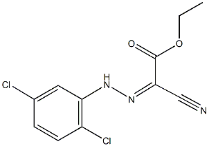 ethyl cyano[(2,5-dichlorophenyl)hydrazono]acetate Struktur