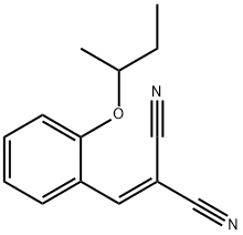 2-(2-sec-butoxybenzylidene)malononitrile Struktur