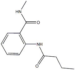 2-(butyrylamino)-N-methylbenzamide Struktur