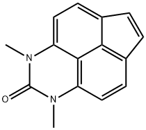 1,3-dimethyl-1,3-dihydro-2H-cyclopenta[gh]perimidin-2-one Struktur