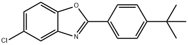 2-(4-tert-butylphenyl)-5-chloro-1,3-benzoxazole Struktur