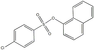 1-naphthyl4-chlorobenzenesulfonate Struktur